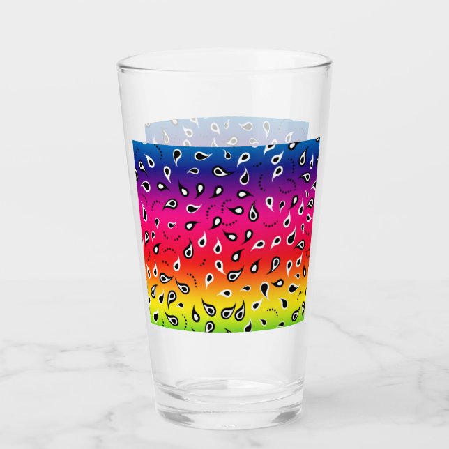 Copo De Pint Paisley Rainbow (Frente)