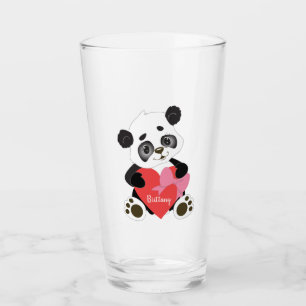 Copo De Pint Panda Bear Heart