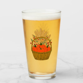 Copo De Pint 🎃 Panier de Citrouilles et Blé d'Automne