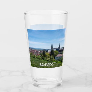 Copo De Pint Panorama da antiga cidade histórica de Bamberg, Al