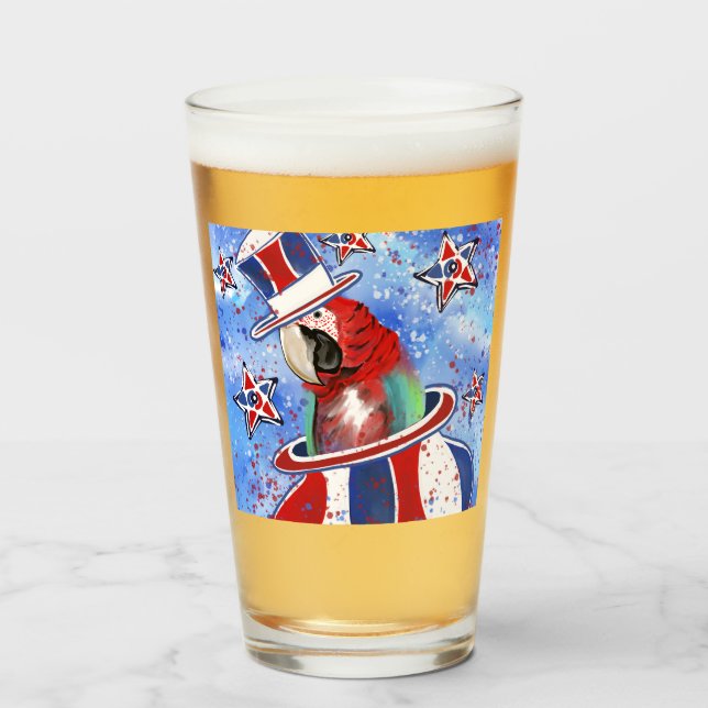 Copo De Pint Papagaio (Frente (Preenchido))