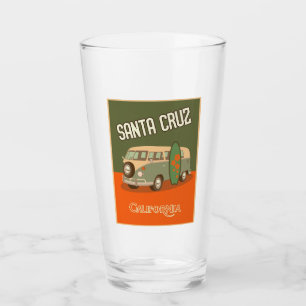 Copo De Pint Papais noeis Cruz, Califórnia - Vidro de Pinça