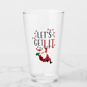Copo De Pint Papais noeis Engraçados Vamos Slogan De Natal