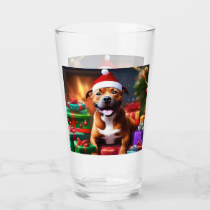Copo De Pint "Papais noeis: Uma Surpresa Festiva de Staffy"