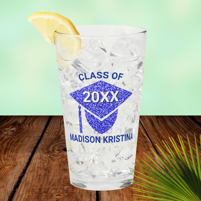 Copo De Pint Parabéns Elegantes do Boné do Glam Marinho Formand (Criador carregado)