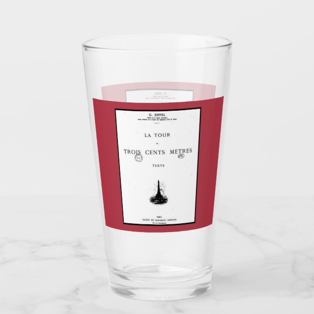 Copo De Pint Paris La Tour Eiffel Eiffelturm Eiffel tower (Frente)