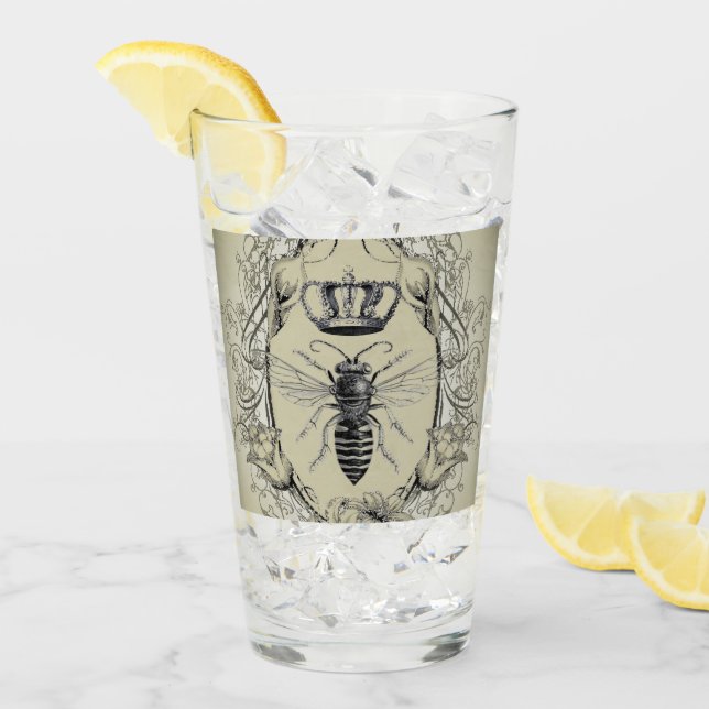 Copo De Pint paris steampunk beekeeper french abelha rainha (Gelo frontal)
