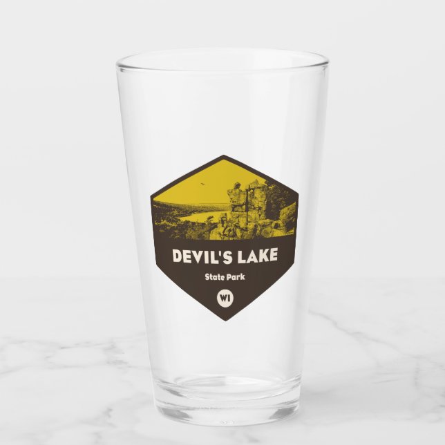 Copo De Pint Parque Estadual do Lago do Diabo, Wisconsin (Frente)