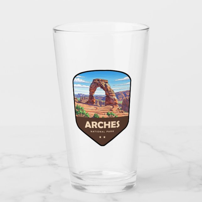 Copo De Pint Parque Nacional Arches Utah Escudo (Frente)