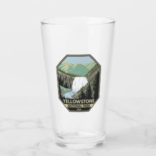 Copo De Pint Parque Nacional do Yellowstone Gibbon Falls Vintag