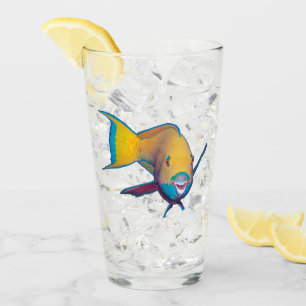 Copo De Pint Parrotfish - Design abstrato - Corte da foto  