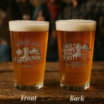 Copo De Pint Partido do padrinho de casamento Possuir o Cowboy<br><div class="desc">Obrigado seus padrinhos de casamento com esses óculos de cerveja de solteiro com tema de cowboy divertido. A design apresenta uma inscrição rustica em madeira com uma bota de cowboy, chapéu e lasso ou corda formando uma forma cardíaca fofa. Na frente do vidro, a legenda diz "O Partido Posse" com...</div>