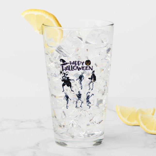 Copo De Pint Partido Skeletons Assustador
