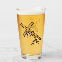 Copo De Pint Páscoa Cross Crucifix