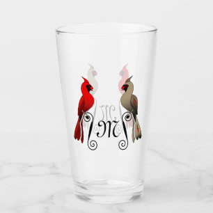 Copo De Pint Pássaro Cardinal do Norte
