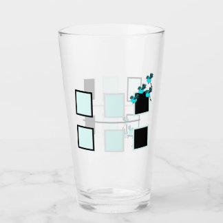 Copo De Pint Pássaros Azuis em Voo Todos os Dias