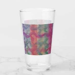 Copo De Pint Pastel Abstrato Art