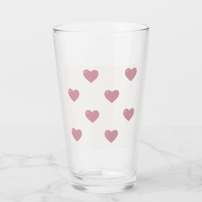 Copo De Pint Pastel Love Hearts (Frente)