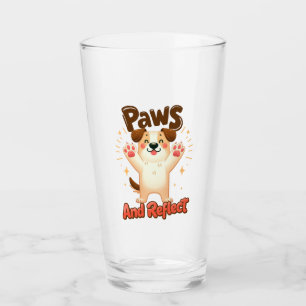 Copo De Pint Patas E Cachorro Refletor