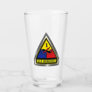 Copo De Pint Patch de 1rua blindada da divisão "Old Ironsides"