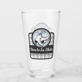 Copo De Pint Patinação de gelo Moderna do Tartan Personalizada