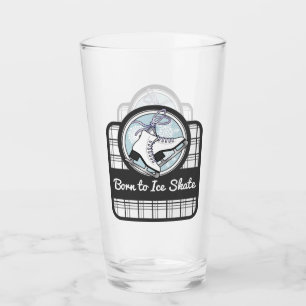 Copo De Pint Patinação de gelo Moderna do Tartan Personalizada
