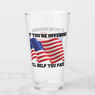 Copo De Pint patriota americano