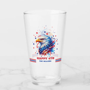 Copo De Pint Patriótica American Flag Eagle