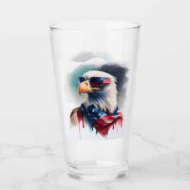 Copo De Pint Patriótica Bald Eagle 4 De Julho