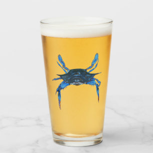 Copo De Pint Paul McGehee Blue Crab Beer Glass