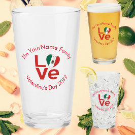 Copo De Pint Pavilhão Vermelho mexicano