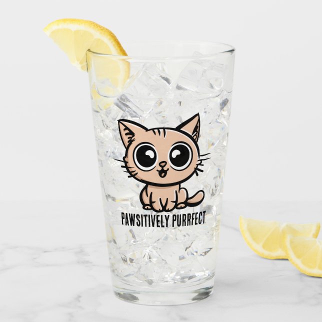 Copo De Pint Pawsitively Purfect, linda Ganga Kitten (Gelo frontal)