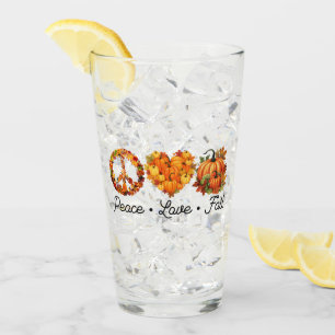 Copo De Pint Paz, Amor, Queda - Pumpkins