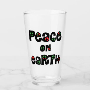 Copo De Pint Paz No Natal Da Terra