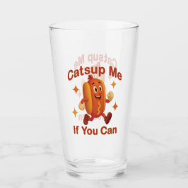 Copo De Pint Pegue-Me Se Puder Engraçado Cachorro Quente - Ketc