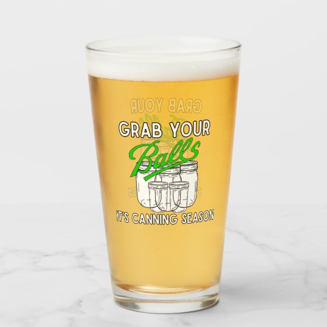 Copo De Pint Pegue seus potes... é a estação de latas (Frente (Preenchido))