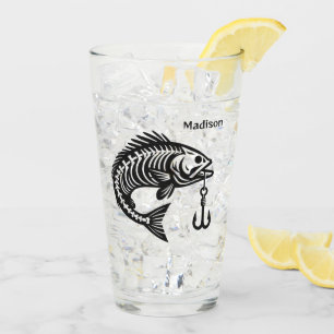 Copo De Pint Peixe de Nome Personalizado