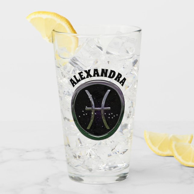 Copo De Pint Peixes personalizados (Gelo frontal)