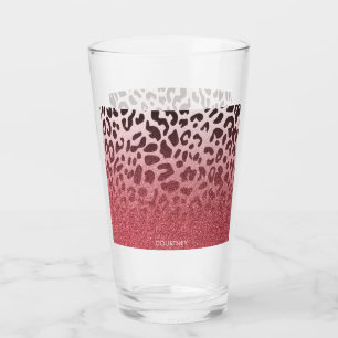 Copo De Pint Pele-Leopardo Rosa-Colorida