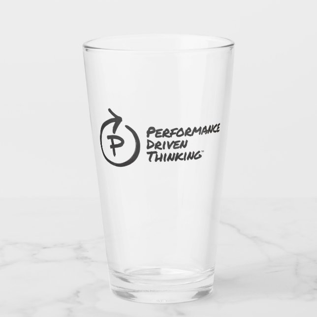 Copo De Pint Pensamento orientado para o desempenho (Frente)
