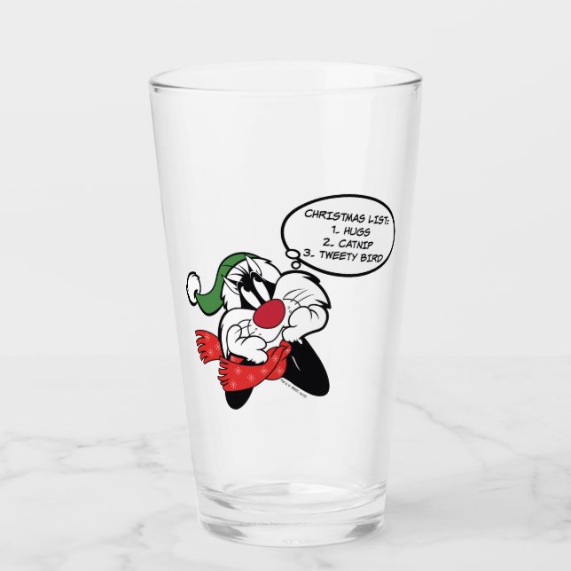 Copo De Pint Pensamentos de Natal do SYLVESTER™ (Frente)