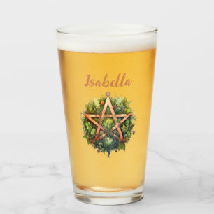 Copo De Pint Pentagrama da Floresta Linda
