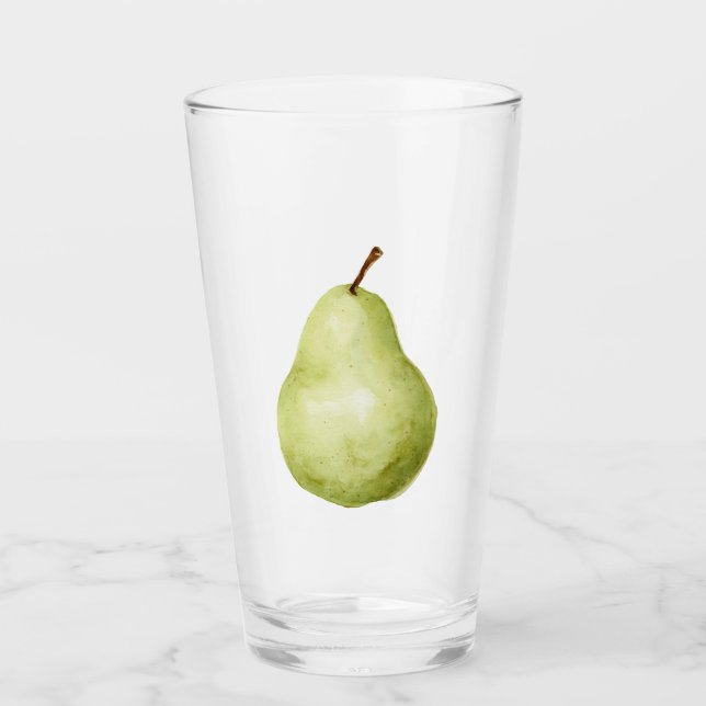 Copo De Pint Pera Fruta Verde (Frente)