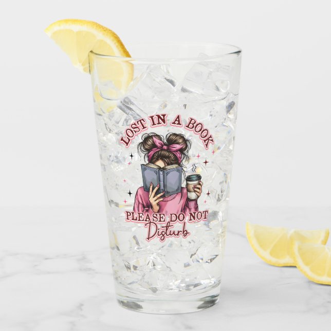 Copo De Pint Perdido em um Livro... (Gelo frontal)