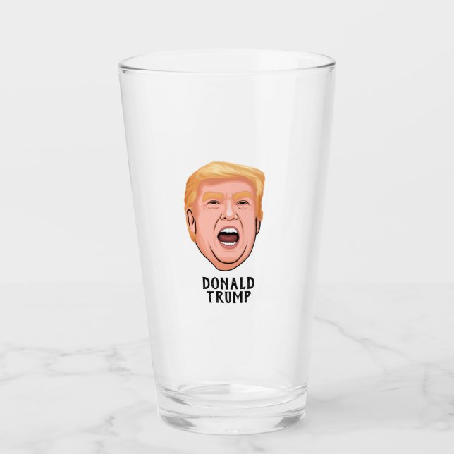 COPO DE PINT PERFIL ANGRY DONALD TRUMP (Frente)