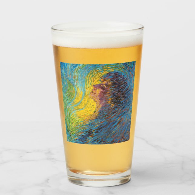 Copo De Pint Perfume (Retrato feminino) (por Luigi Russolo) (Frente (Preenchido))
