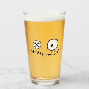 Copo De Pint personagem de desenho animado de monstro engraçado