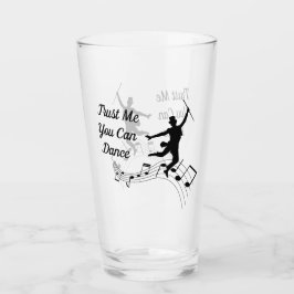 Copo De Pint Personalizado Confie Em Mim Você Pode Dança Vidro 