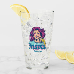 Copo De Pint Personalizado Retro Mama Pop Art (11)