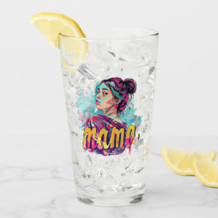 Copo De Pint Personalizado Retro Mama Pop Art (13)
